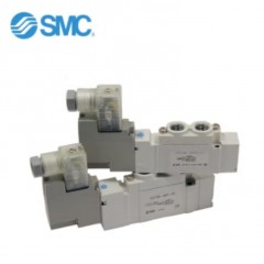 SMC SY5120-2D-01 5通电磁阀SY5000系列 直接配管型单体式2位双电控 带插头